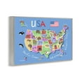thumbnail image 4 of Stupell Industries United States Animal Map Travel & Places Painting Gray Framed Art Print Wall Art, 24 x 16, 4 of 10