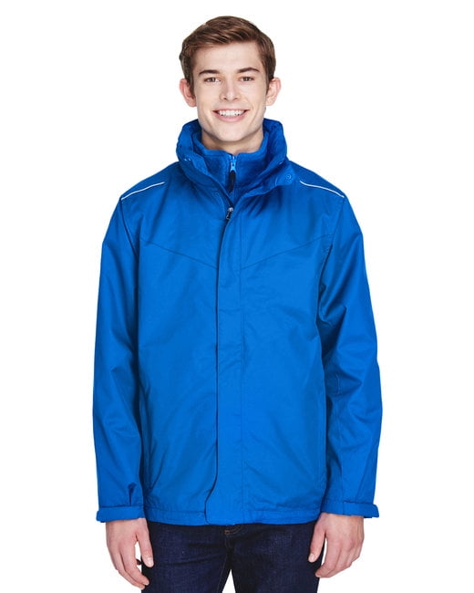 Core 365 88205 Men's Region 3-in-1 Jacket with Fleece Liner - True Royal - 5XL