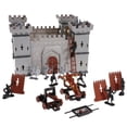 thumbnail image 2 of Bloques de Construcción de Castillo Hugo Modelo de Castillo de La de Acción de Caballeros Gris 20 x 18 x 18 cm, 2 of 10