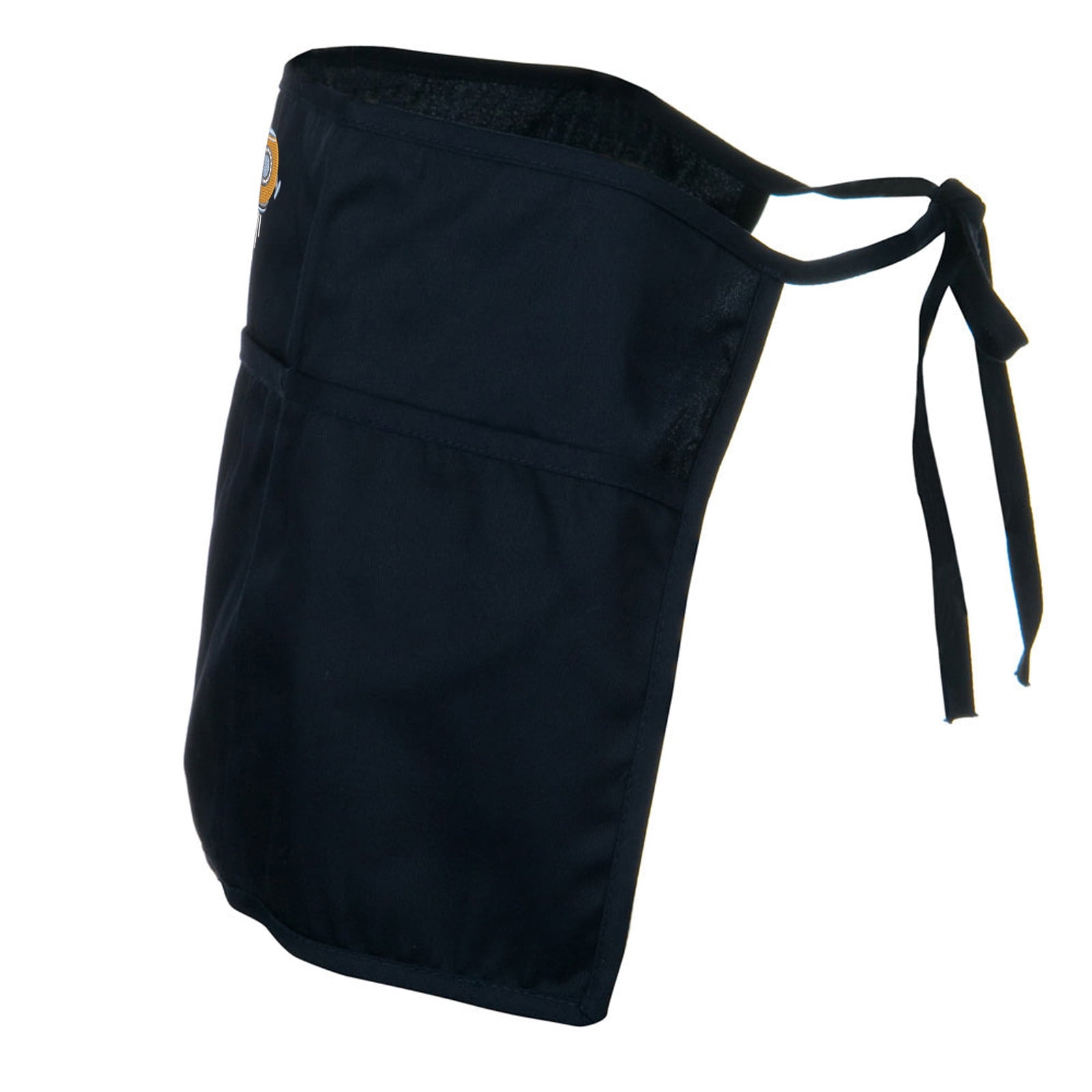 Spaceship Embroidered 3 Pockets Chef's Apron - Navy OSFM