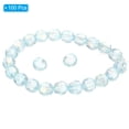 thumbnail image 3 of Uxcell 10mm Acrylic Beads for Jewelry Making, 100 Pack Faceted Acrylic Round Beads for Bracelets Style 2, Blue, 3 of 5