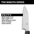 thumbnail image 2 of Spyderco Knives Spyderco Wakiita Petty Kitchen Knife 4.52in Plain Edge G10 Fiberglass SPK15GP, 2 of 7