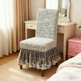 thumbnail image 6 of Uxgjfwu Full Coverage Jacquard Hotel Style Chair Cover, Thickened Elastic One-Piece Dining Chair Cover, Skirt Design Seat Protector for Home Decoration and Furniture, 6 of 6