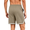 thumbnail image 5 of Satingcolo Mens 11" Gym Basketball Quick-Dry Shorts with Zipper Pockets - Quick Dry Lightweight Mesh Athletic Shorts for Workout Running, 5 of 6