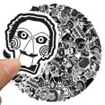 thumbnail image 4 of Mukay 100Pcs Horror Movie Stickers Pack, Waterproof Cute Cool Teens Funny Theme for Party Favors Gifts, Personalized Your Own MacBook, Laptop, Guitar, Luggage, Skateboard, Car, 4 of 6