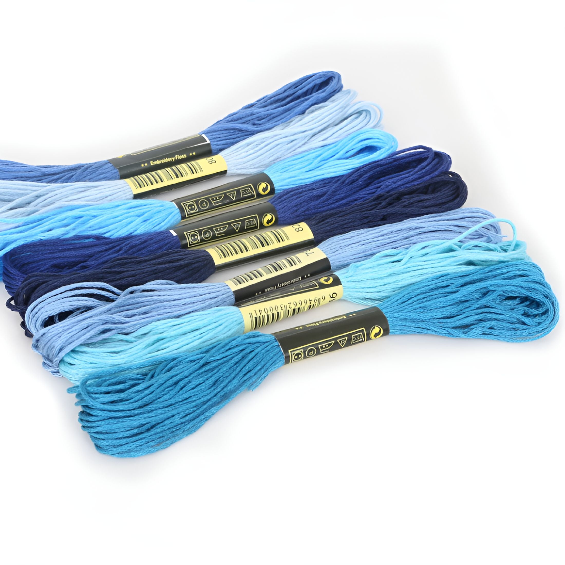TUWAFE Rainbow Color 55/105 Skeins Embroidery for Cross-Stitch,Sewing,Diy Crafts,Gifts 8 M/Piece