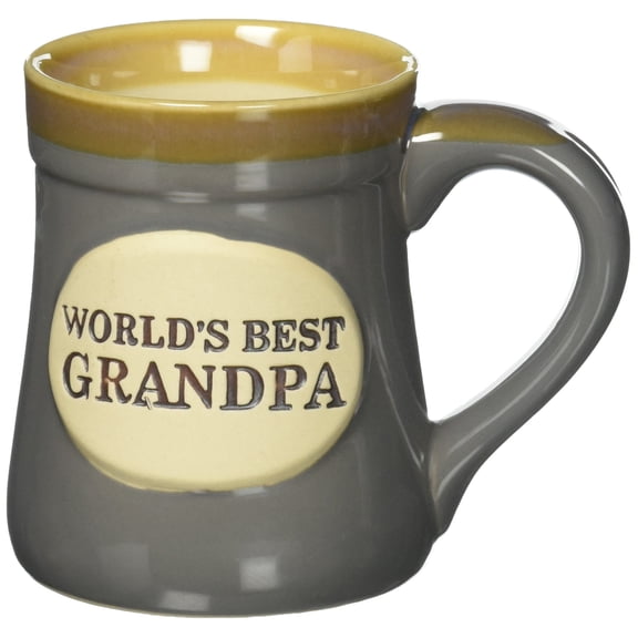World's Best Grandpa 18 oz. Porcelain Mug