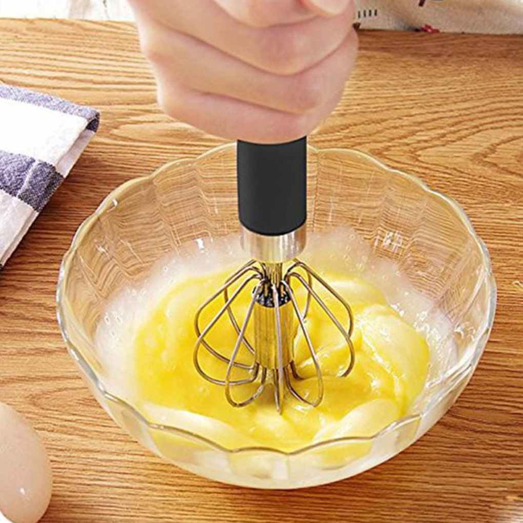Semi-automatic Eggs Manual Whisk Egg Beater Baking Mixer Blender Kitchen Utensil 