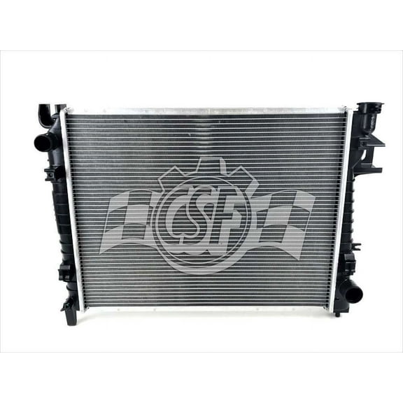 CSF 3572 1 Row Plastic Tank Aluminum Core Radiator