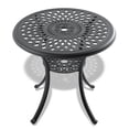 thumbnail image 2 of 30.71-inch Aluminum Table with Carved Patterns / Enhances Outdoor Space Aesthetics, 2 of 3