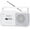 White, variant on Cassette Tape Player Bluetooth Boombox, Cassette Player AM/FM/SW Radio Stereo, Tape Player/Recorder with Big Speaker and Earphone Jack, USB/TF Card Player, AC Powered or Battery Operated Black