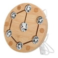 thumbnail image 4 of 1Ensemble Base Ronde en Bois Éclairée pour Décoration de la Maison Lumière Led Style Moderne Adultes, 4 of 8