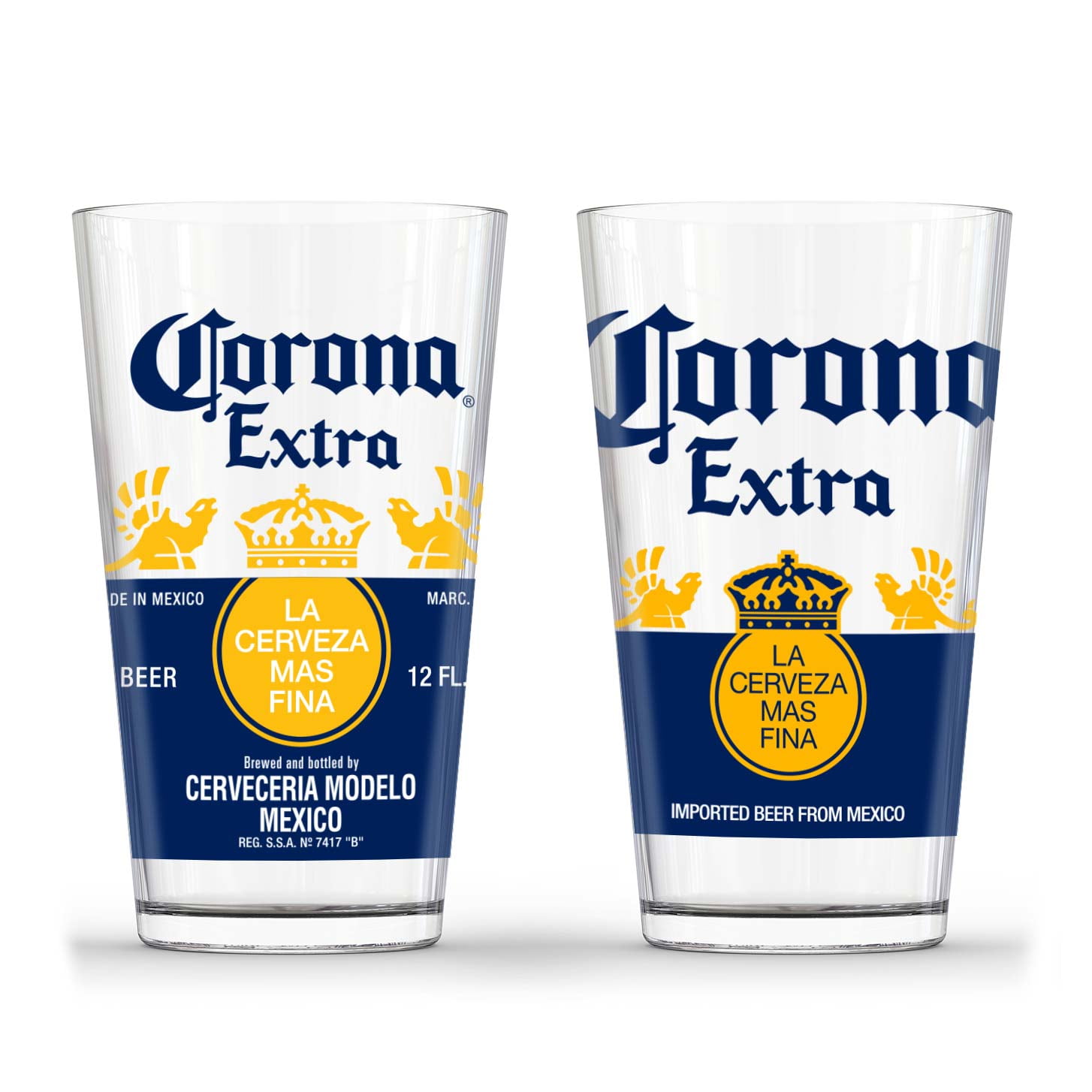 Corona Extra Pint Glass Set by Corona