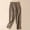 🔥 Coffee, variant on Sentmoon Petite Linen Pants for Women Solid Color High Elastic Waist Spring Pants Oversized Relaxed Fit Summer Jogger Pants for Women for Everyday Casual Wear