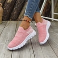 thumbnail image 5 of ibiyuan Orthopedic Dress Shoes for Women Knit Upper Embroidery Walking Shoes Women Adjustable Upper Walking Anti-Skid Women Sneakers Casual Hands Free Platform Mary Janes Workout Gym Shoes, 5 of 9