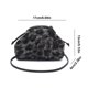 thumbnail image 3 of Bolso Felpa Invierno Con Leopardo Fuzzy S para Mujeres Compras Viajes, 3 of 9