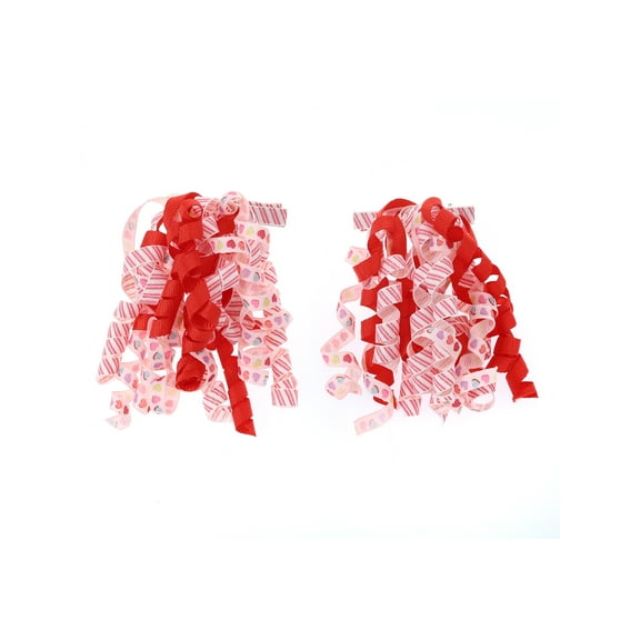 Way to Celebrate Valentine's Day Curly Ribbon Clips