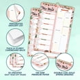 thumbnail image 4 of Meal Planner Notebook 8.5x11”, 50 Sheets, Double Helix Meal & Grocery List, Wall-Mountable Menu Planner for Daily & Weekly Plan, 4 of 6