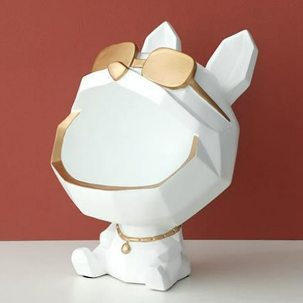 Caja de almacenamiento de lves para perros creativa, de colección, sanía, joyería, artículos diverso estante, decoración de esculturas Colco Inicio Escultura moderna