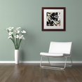 thumbnail image 3 of Trademark Fine Art "Floral Jungle Lines II" Canvas Art by Color Bakery White Matte, Wood Frame, 3 of 4