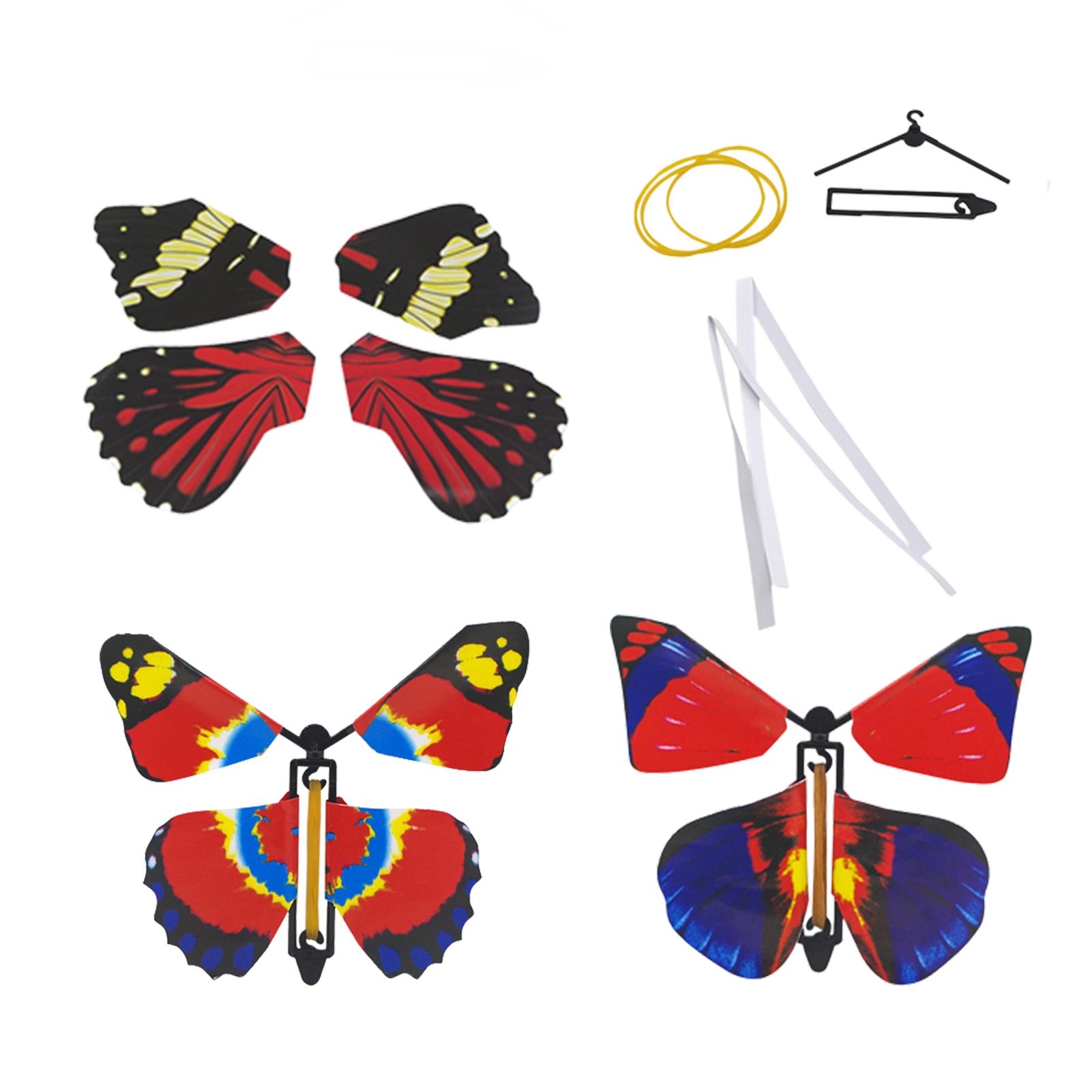 Butterfly Party Favors Magic Wind Up Flying Butterfly Rubber Band
