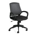 thumbnail image 2 of GOF Ergonomic Gray Mesh Back Office Chair (G10902B) – Task Seating for Computer Workstation, Study Desk, Conference Table, 2 of 5