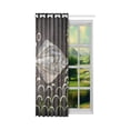 thumbnail image 2 of MKHERT Funny Fish Kitchen Window Curtain Living Room,Bedroom Window Drapes 52x84 inch, 2 of 3