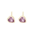 thumbnail image 3 of Arete para Mujer con Cristal Fino Swarovski en Forma de Corazon Mini – Bañado en Oro 14k– Arete Elegante y Brillante, Aretes de Mujer de Moda– Joyería para Mujer de Moda– Regalo especial Ortiz Espinosa Temporada, 3 of 6