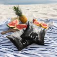 thumbnail image 5 of Outdoor Pillow Cover Forest Bears Black Set of 2 Waterproof Throw Pillowcases Oil Painting Decorative Patio Furniture Pillows for Couch Garden Indoor & Outdoor Use, 5 of 9