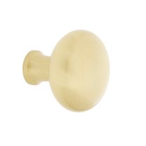 Nostalgic Warehouse Ckb_Nyk New York 1-3/8" Mushroom Cabinet Knob - Brass