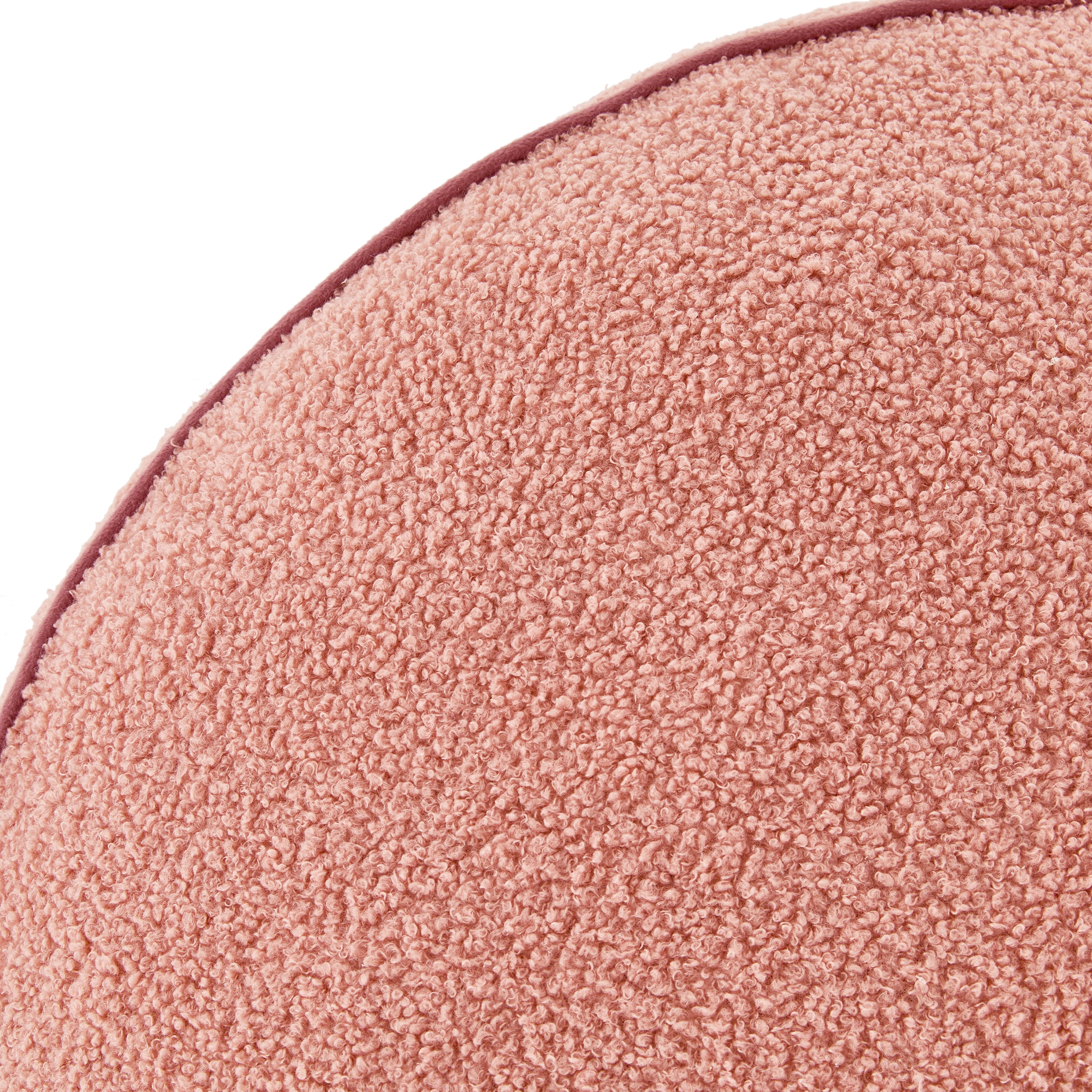 Vibrant Life Medium Round Dog Bed, Pink, 30" x 30"