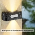thumbnail image 4 of Clearance Under $5 Boovnll Solar Wall Lights Outdoor, IP65 Waterproof Dusk to Dawn Outdoor Wall Lights for Garden, Patio, Garage, Front Yard, Fence Decor, Solar Lights Outdoor, 4 of 8