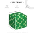 thumbnail image 4 of Lsque St Patrick's Day Printed Tissue Box Cover Holder, Facial Paper Organizer Dispenser,Square with Bottom Belt, PVC Leather Decorative Organizer, 4 of 7
