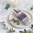 thumbnail image 3 of Cloth Napkins Set of 2 - 20x20 Inches, Purple Vintage Lavenders Washable Reusable Table Napkins, Farmhouse Wooden Retro Art Soft & Absortbent Dining Napkin for Party Wedding Hotel Restaurant, 3 of 8