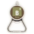thumbnail image 1 of B Boron Checal Element Science Metal Beer Bottle Cap Opener Duty Stainless Steel, 1 of 3
