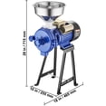 thumbnail image 5 of VEVOR Electric Grain Mill Grinder, 3000W Spice Grinders, Commercial Corn Mill with Funnel, Thickness Adjustable Powder Machine, Heavy Duty Feed Flour Cereal Mill Wheat Grinders, Dry Grinder, 5 of 9