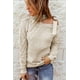 thumbnail image 2 of ABPHQTO Suéter de cuello alto con hombros descubiertos y correas color albaricoque para mujer, 2 of 5
