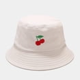 thumbnail image 2 of Beugl Bucket Hat, Unisex Adult Women Men Fruit Print Sunscreen Going outs Cap Bucket Hat Beach Hat, Sun Hats for Women Beige One size, 2 of 2
