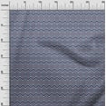 thumbnail image 2 of oneOone Silk Tabby Fabric Chevron & Triangle Geometric Fabric Prints By Yard 42 Inch Wide, 2 of 4
