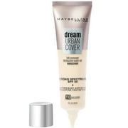 Maybelline Dream Urban Cover Full Coverage Foundation, SPF 50, Porcelain, 1 fl. oz.