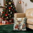 thumbnail image 5 of LmnLft Christmas Pillow Set, 45x45cm Sofa Cushion Set For Holiday Decor, Excluding Pillow Core, Decorative Throw Pillows With Festive Motifs For Living Room And Bedroom, 5 of 6