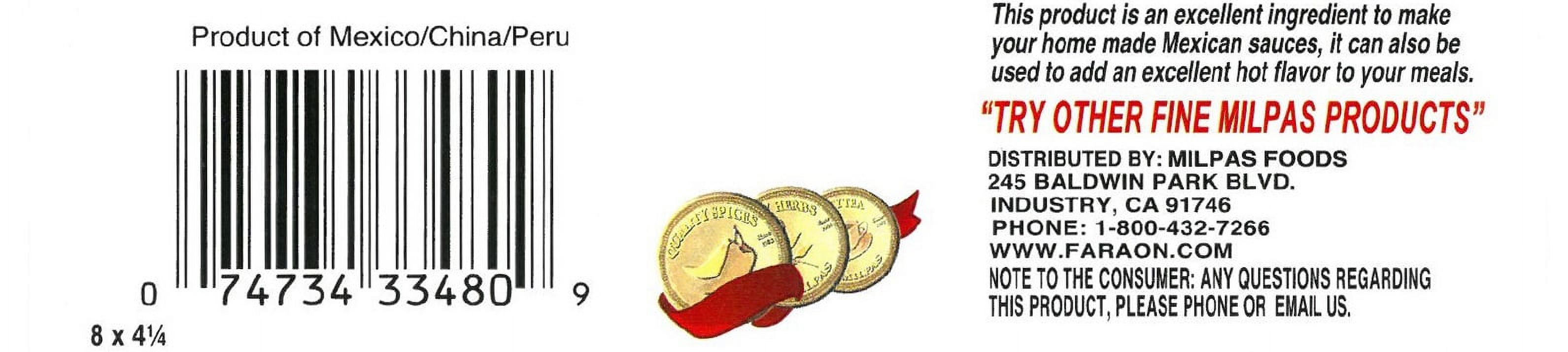 Milpas New Mexico Dried Chili Pods, 16 oz Bag