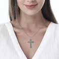 thumbnail image 4 of Église pour Collier Croix Gothique Fête Bijoux Pendentif Collier Chaîne de Chandail, 4 of 5