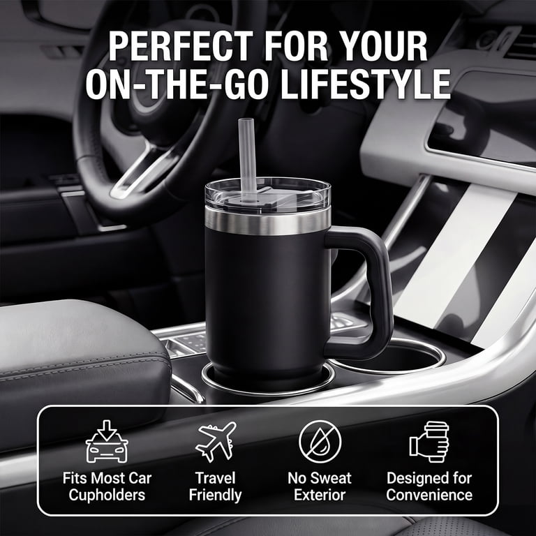 Ozark Trail 18 oz Insulated Stainless Steel Tumbler with Handle