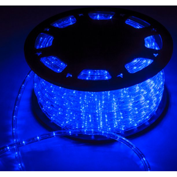 pix Led Lights 50 Ft Walmart walcut 50ft 2 wire led rope lights blue lights with clear pvc jacket connectable and flexible for indoor wedding christmas party and waterproof for