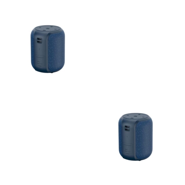 Altavoz inalámbrico Sidaley IPX6 Mini a prueba de agua Subwoofer Micrófono Azul 2Conjunto