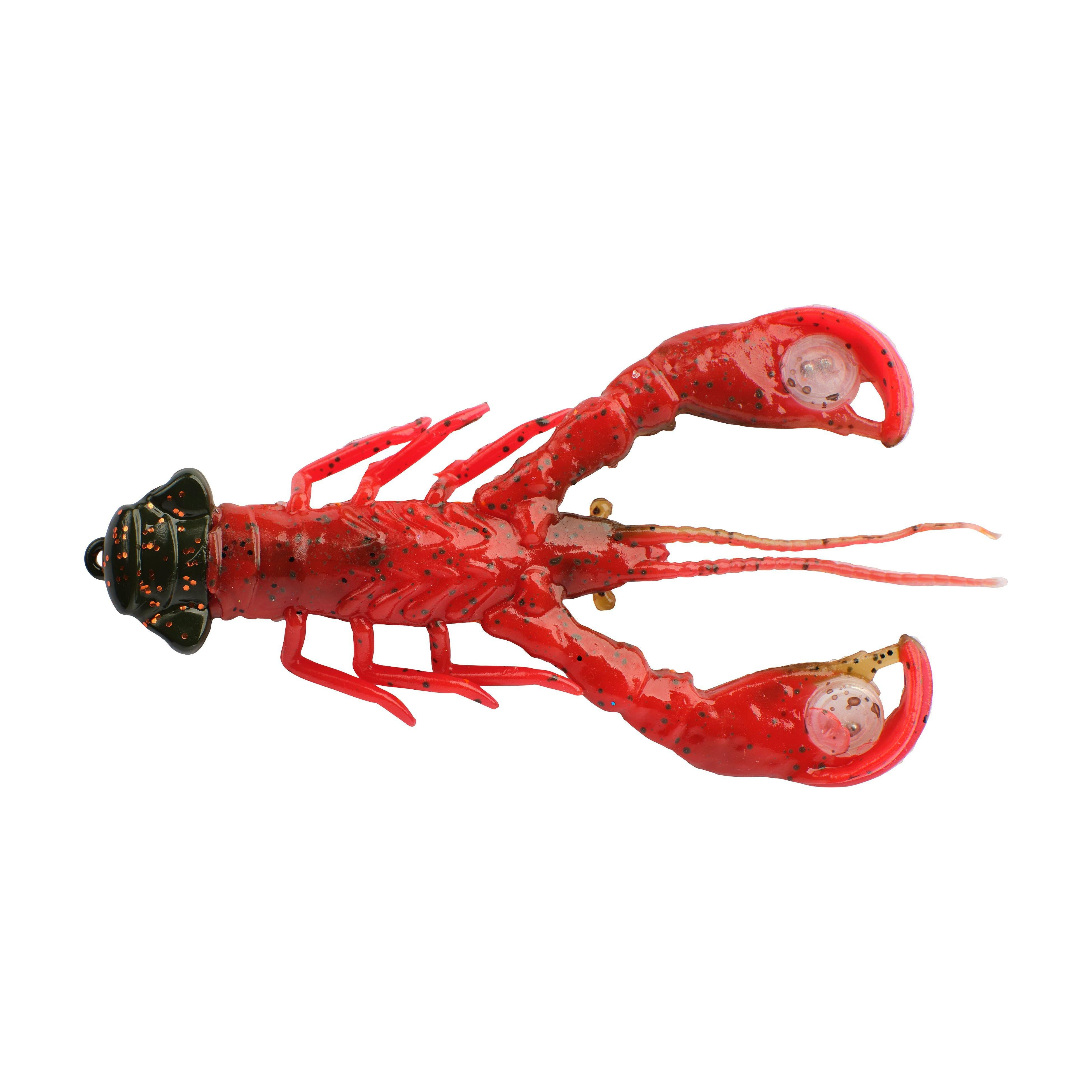 Berkley PowerBait® Clatter Craw, 3.5 in, Watermelon Red