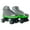Silver, variant on Chicago Skates Pulse Multi Flashing Quad Roller Skate, Silver, Size 5