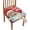 Red, variant on Merry Christmas Chair Seat Covers for Dining Room Stretch Chair Seat Covers Set of 1, Jolly Santa Claus Vintage Red Chair Seat Protector Cushion Slipcovers for Kitchen Restaurant Office