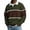 Brown, variant on Horkkom Collared Shirt Men Long Sleeve Button Down Color Block Shirt Loose Casual Pullover Shirts L
